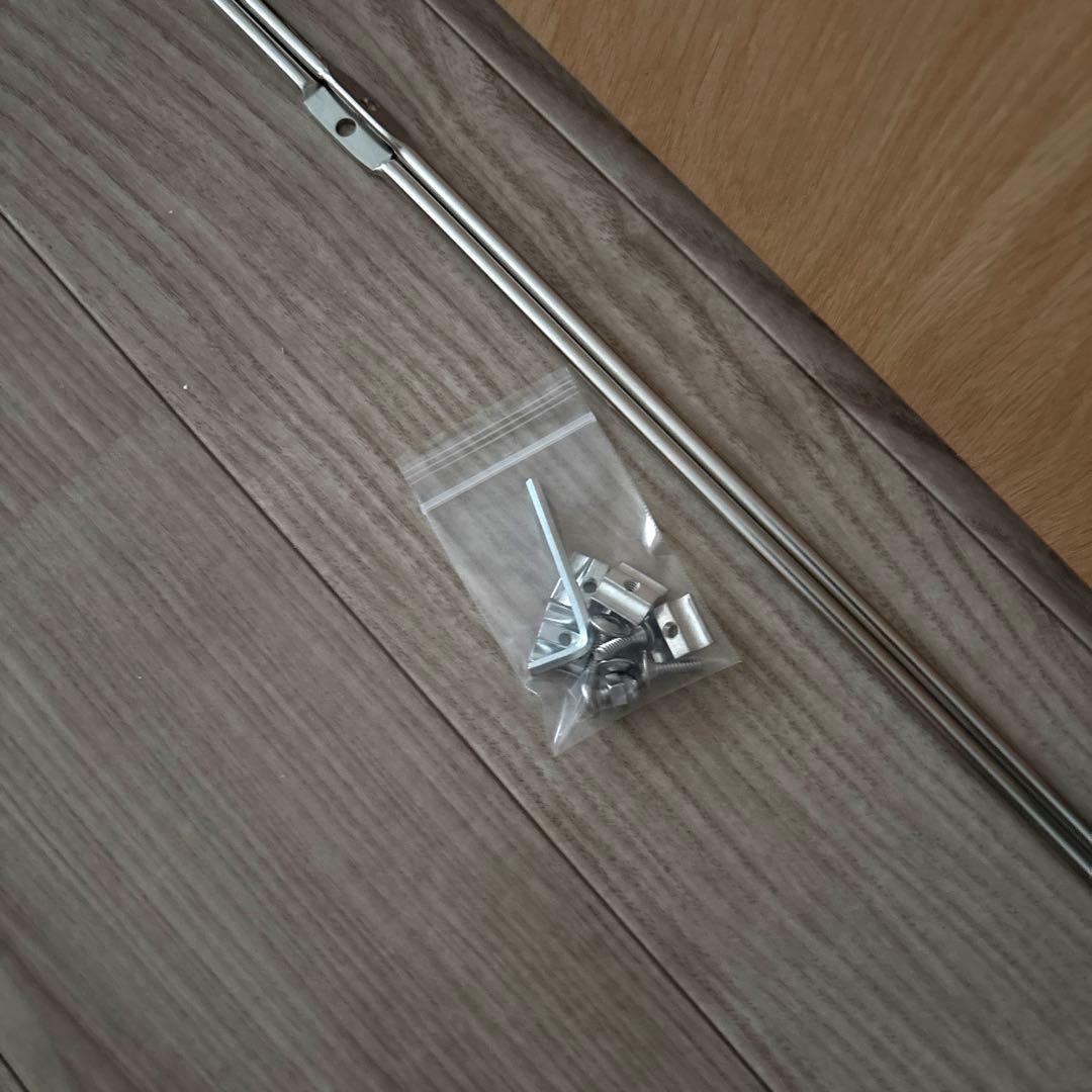 無印良品　ステンレスユニットシェルフ　オーク材棚セット　小