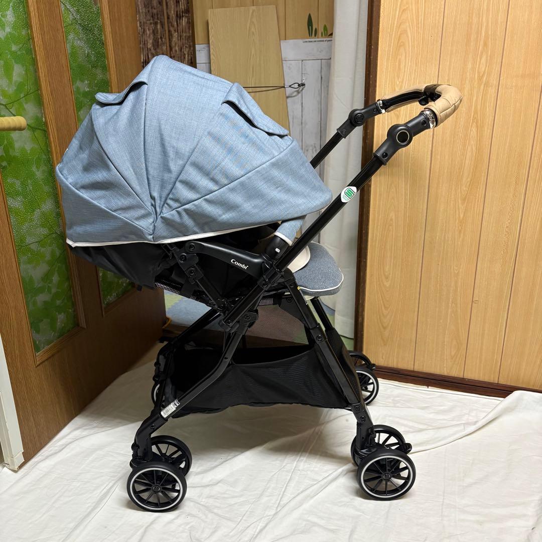 コンビ スゴカルα 4キャス エッグショック Simplight ベビーカー美品