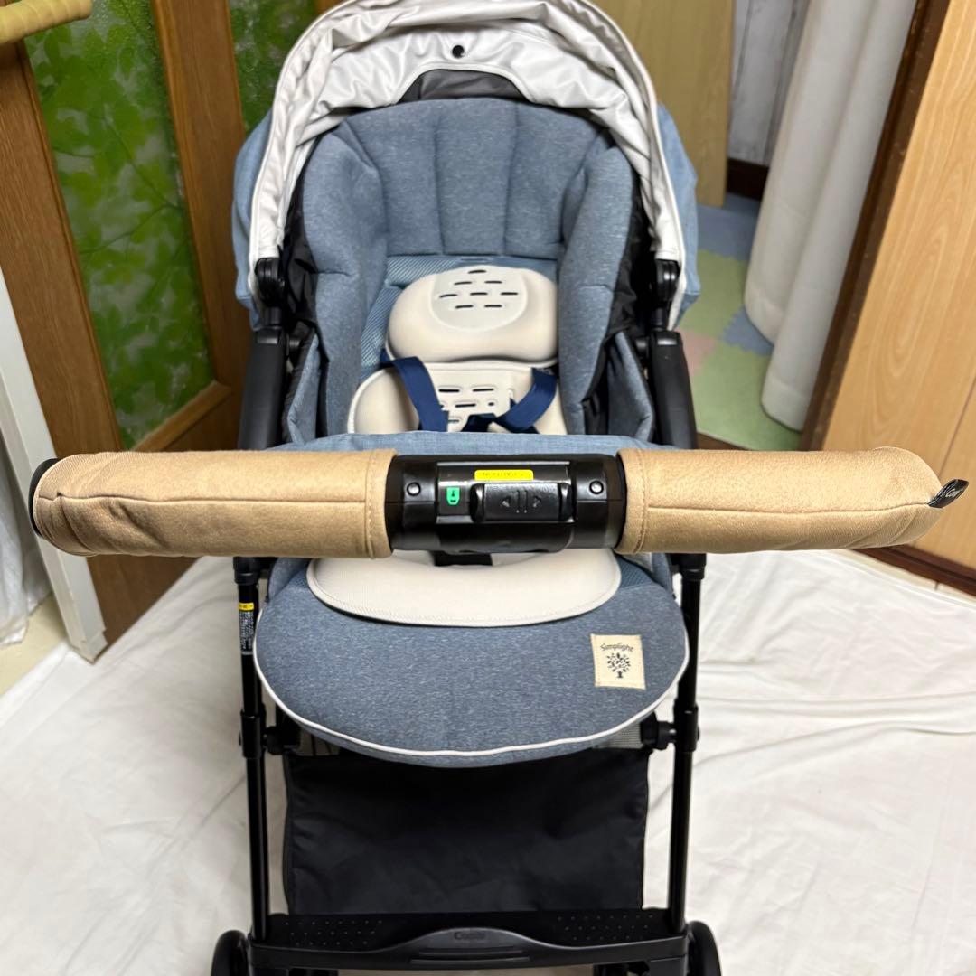 コンビ スゴカルα 4キャス エッグショック Simplight ベビーカー美品