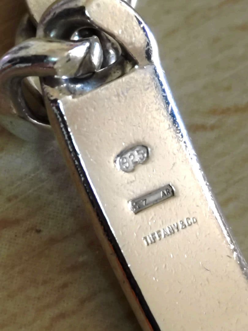 TIFFANY　ヴィンテージIDチェーンブレスレット　シルバー925