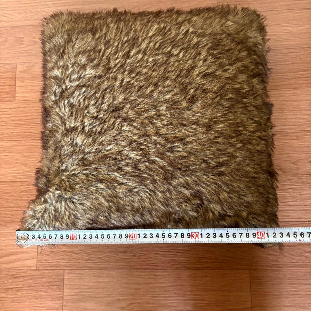 ファー調クッションセット 6個入り　大型　 内フェザー