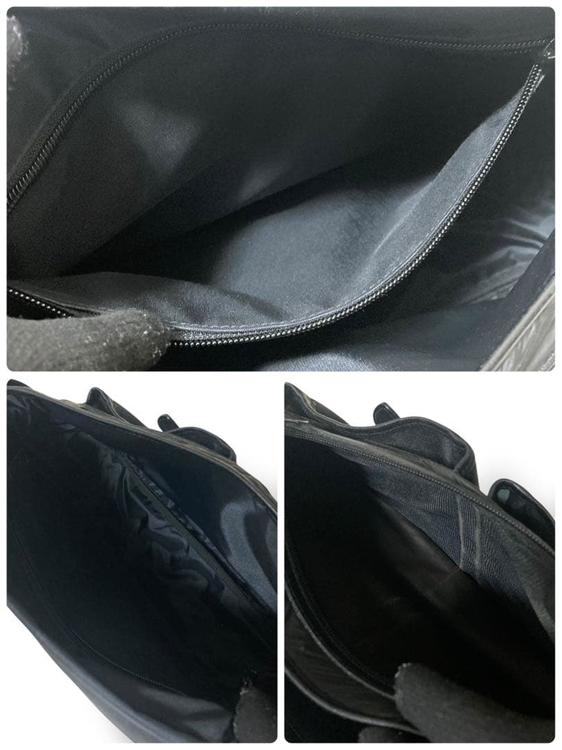 【ヴィンテージ】ハンティングワールド　ショルダーバッグ　ナイロン　レザー　黒