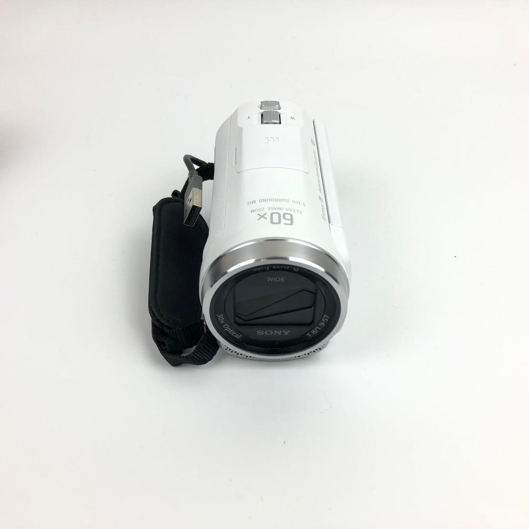 【極美品】SONY Handycam HDR-CX675 ホワイト ビデオカメラ