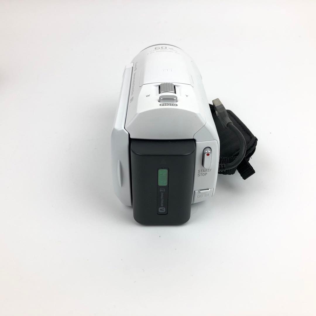 【極美品】SONY Handycam HDR-CX675 ホワイト ビデオカメラ