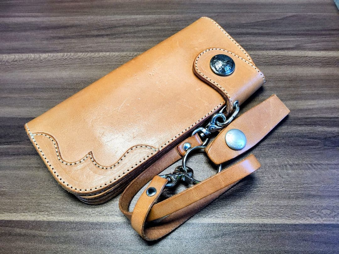 【美品！】REDMOON レッドムーン ウォレット ロングウォレット バイカー