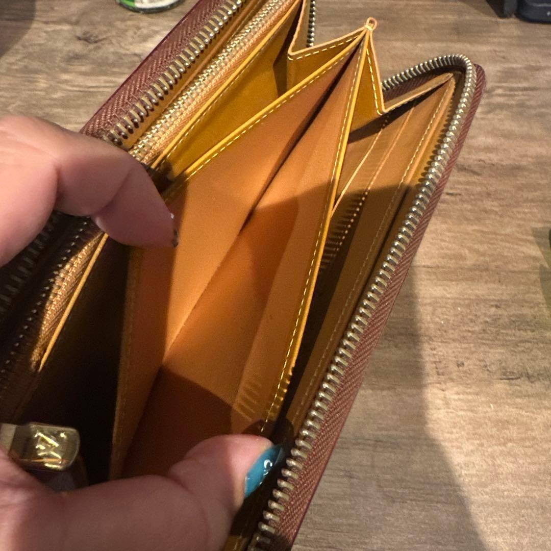 ルイヴィトン　ノマド　ブラウンレザー長財布