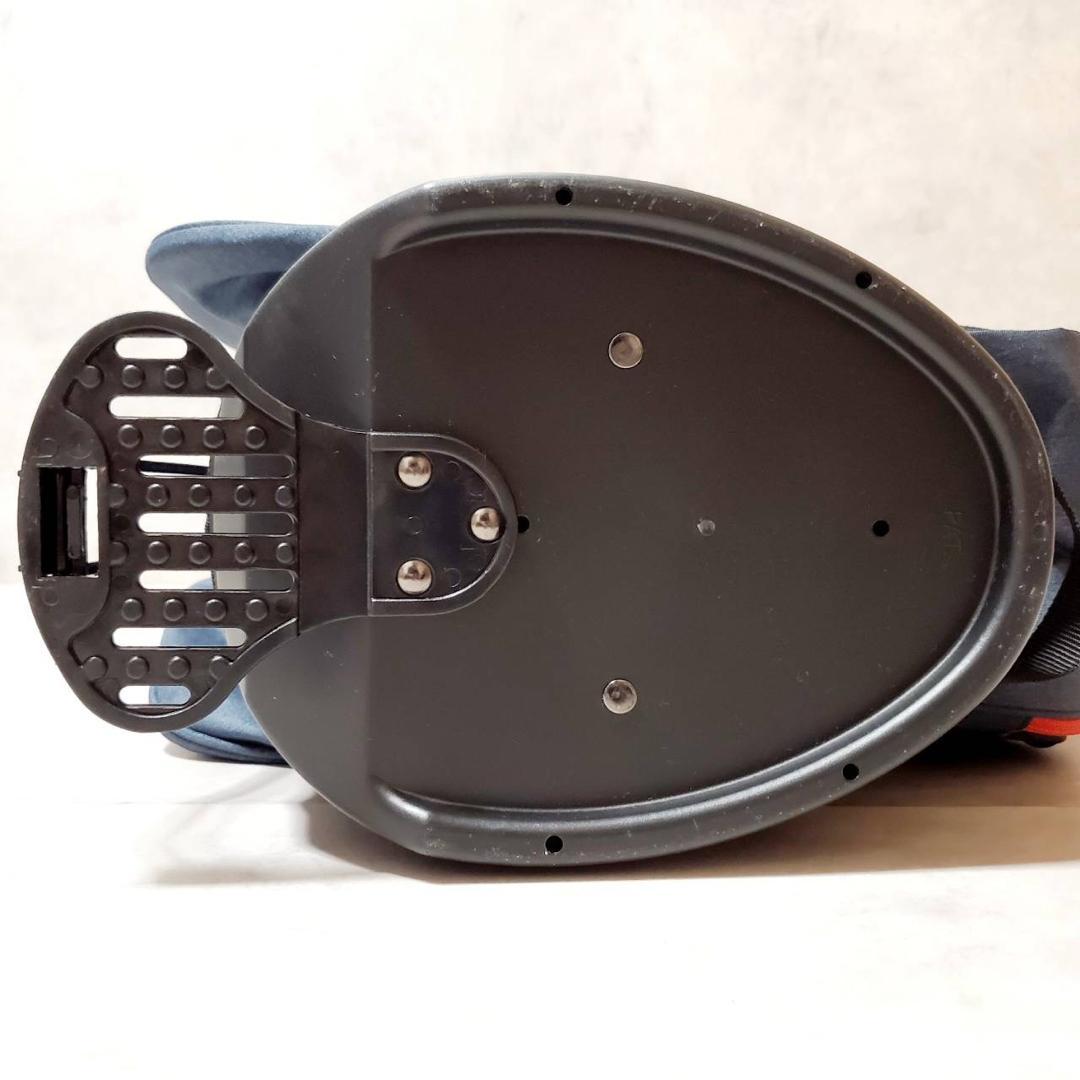 【新品未使用】レザックス スタンド付きキャディバッグ ネイビー ゴルフバッグ