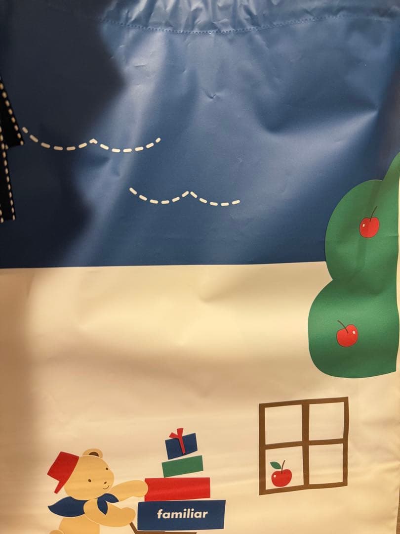 【新品未使用タグ付き】ファミリア ボーダー ピンク ワンピース 90cm