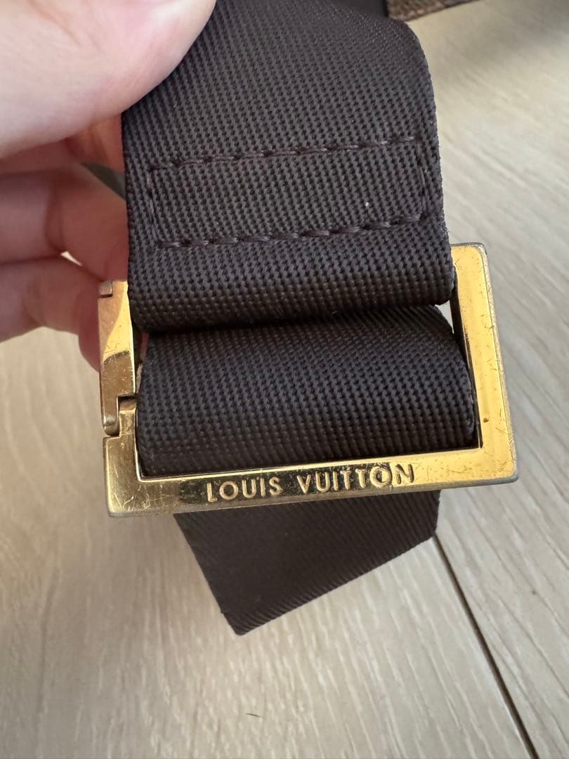 【かず】ダミエ・キャンバス ボディバッグ