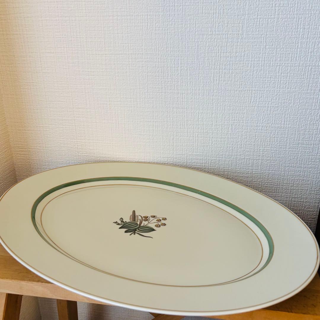 ＊⚫︎アンティーク　ヴィンテージ　ロイヤルコペンハーゲン　オーバルプレート　大皿和