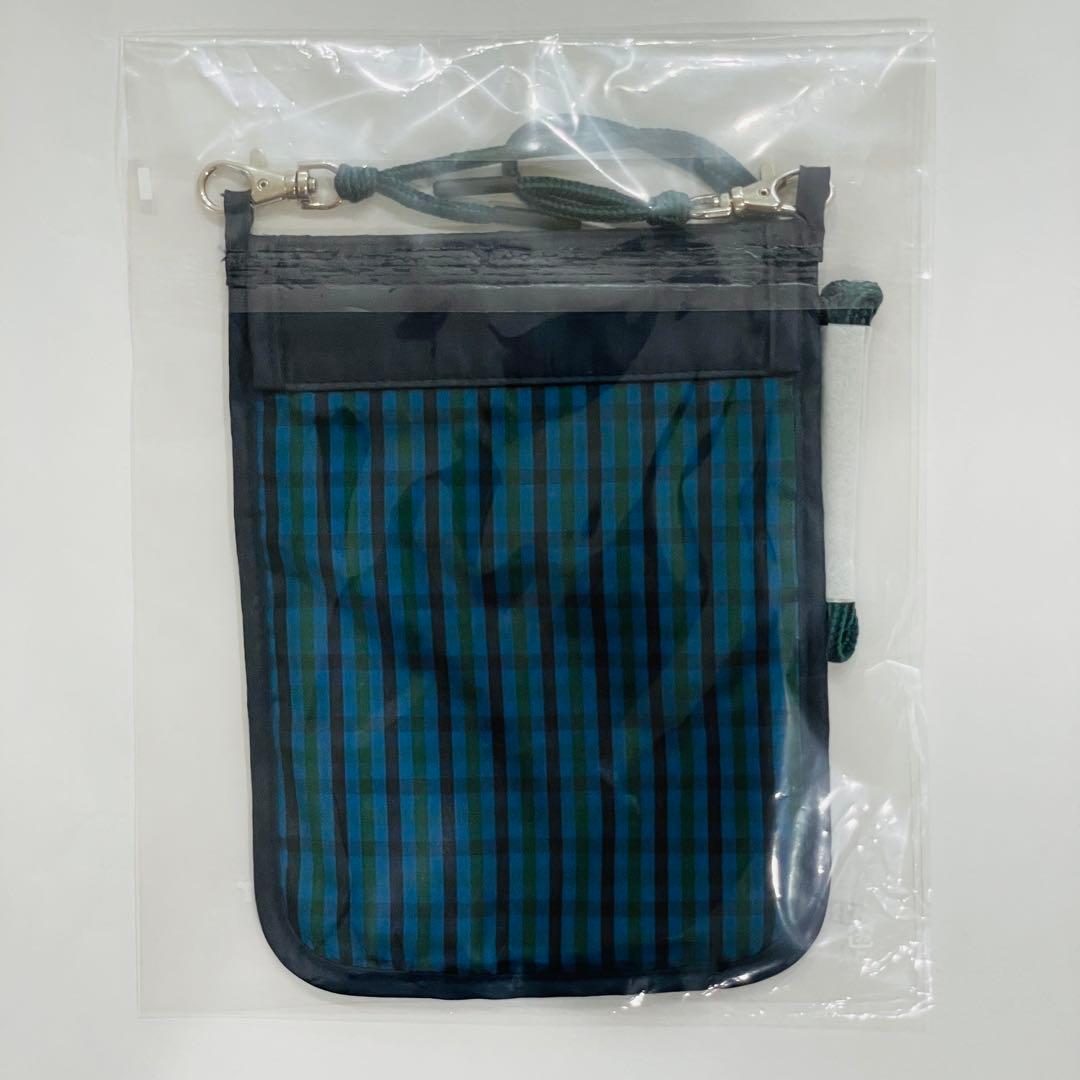 新品 未使用 ファミリア ショルダー サコッシュ バッグ 青 レア