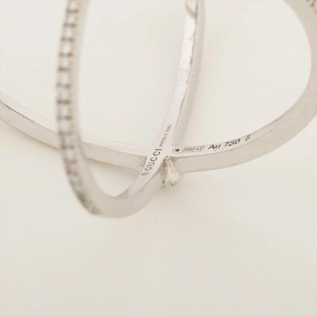 グッチ　GGランニング　ダイヤモンド　リング　750 GUCCI 8 WG