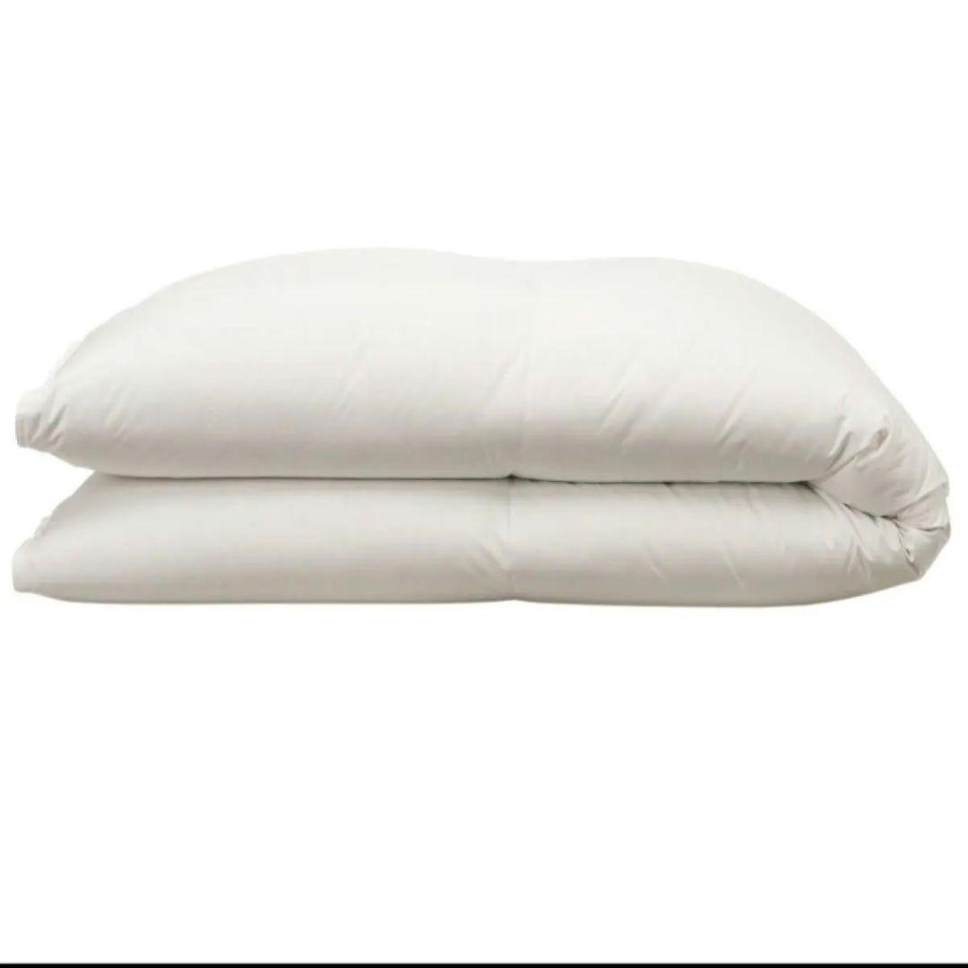 グレー羽毛掛け布団・二層式