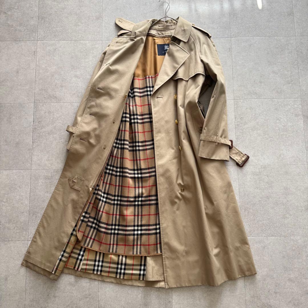 バーバリーロンドン　トレンチコート　ノバチェック　ライナー　ベージュ　9
