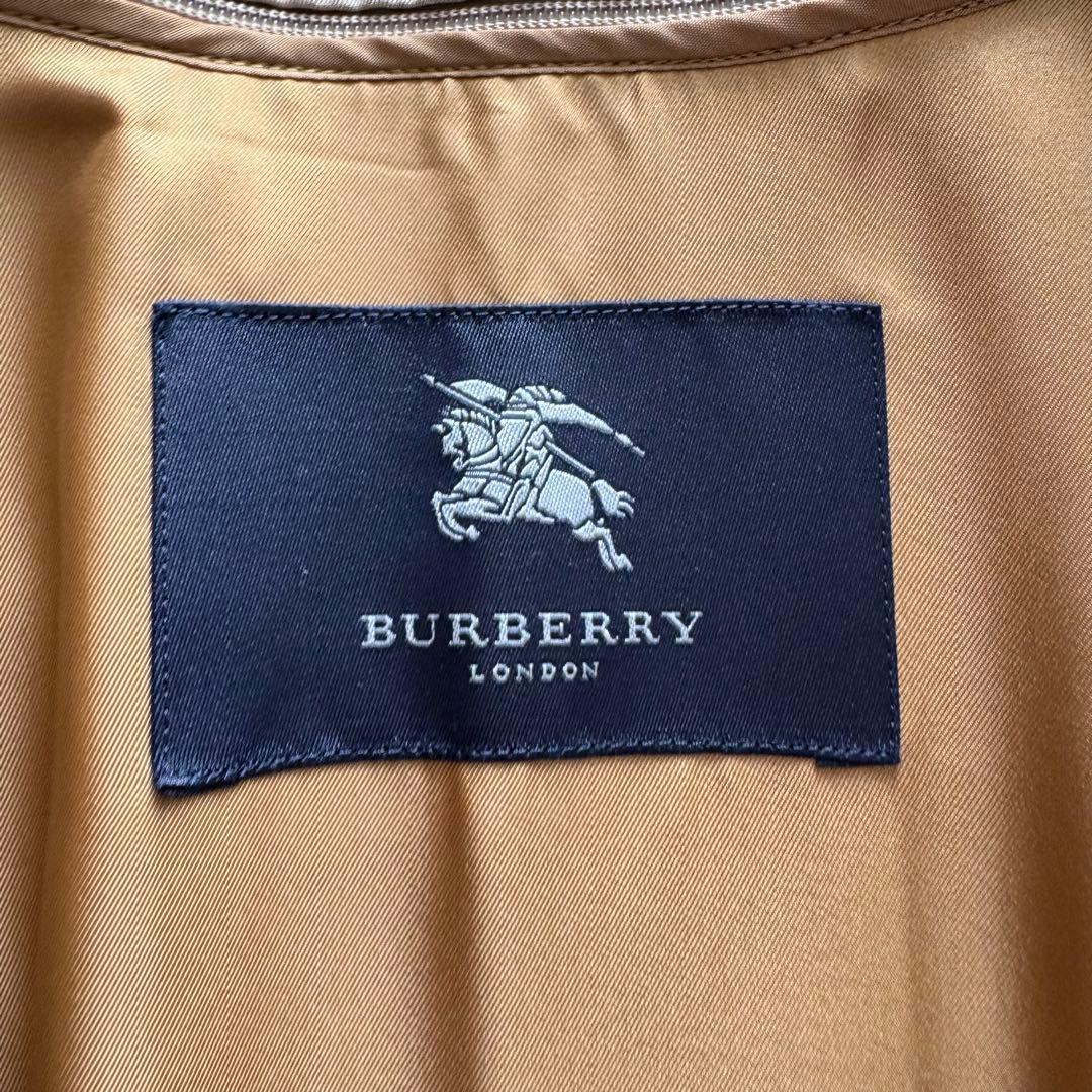 バーバリーロンドン　トレンチコート　ノバチェック　ライナー　ベージュ　9