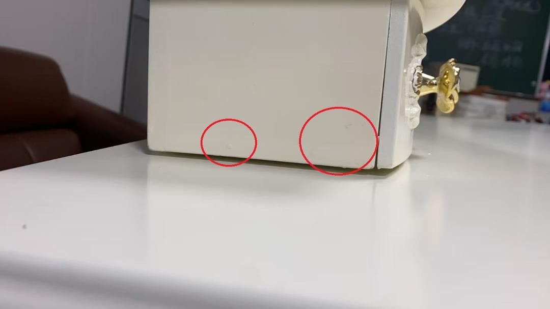 クラシックホワイトドレッサー・鏡台 訳あり品　写真をご確認 J109-80-01