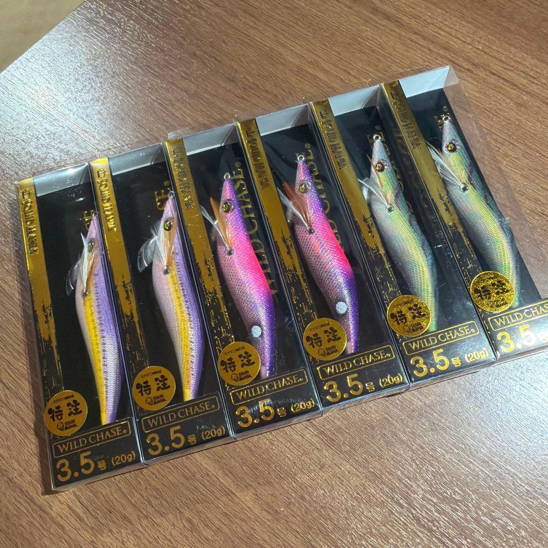 スクイッドマニア　ワイルドチェイス　3.5号　人気カラー