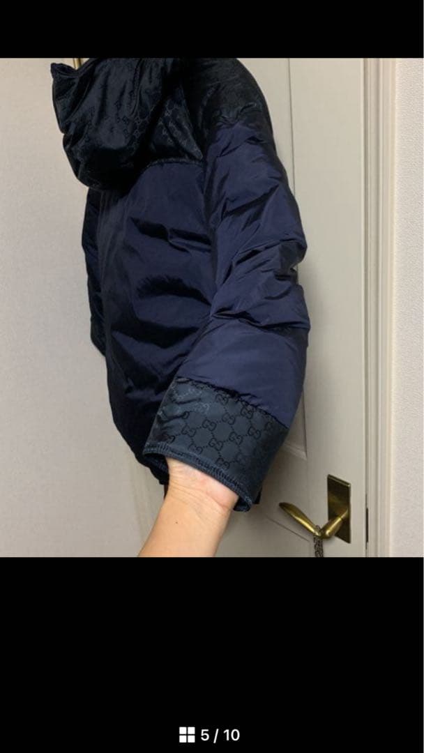 GUCCIダウンジャケット小柄な女子なら着れます
