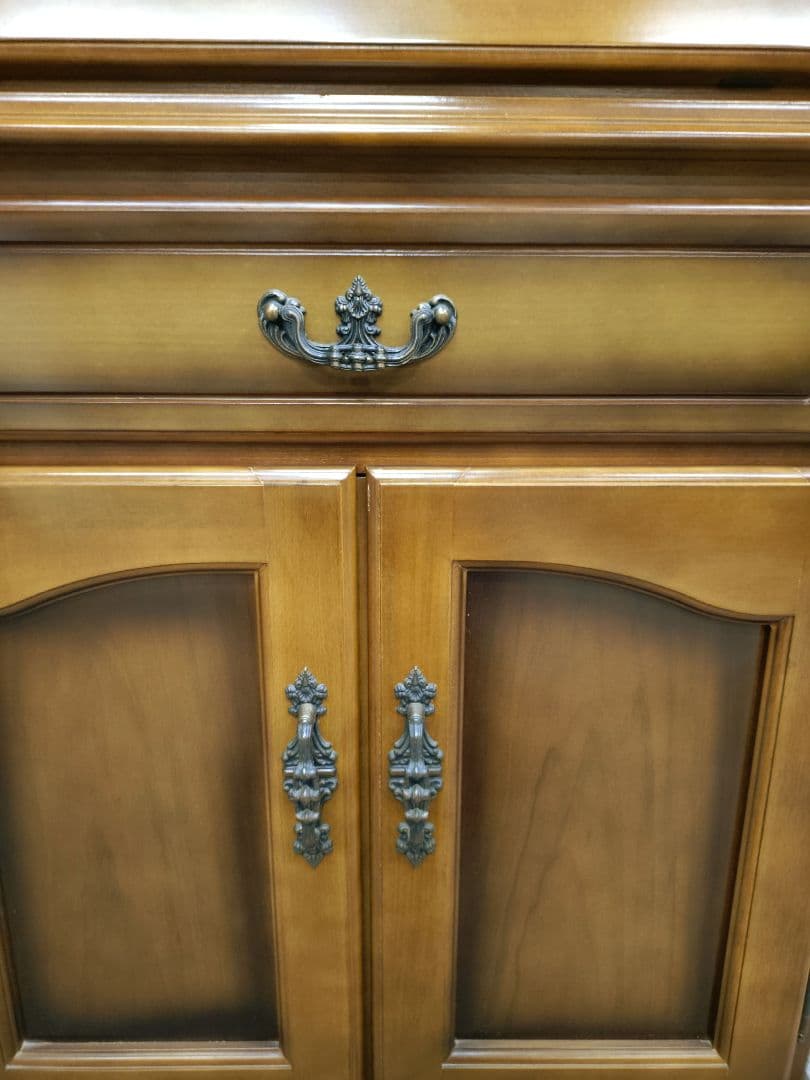 希少 カリモク コロニアル ライティングビューロー ライティングデスク