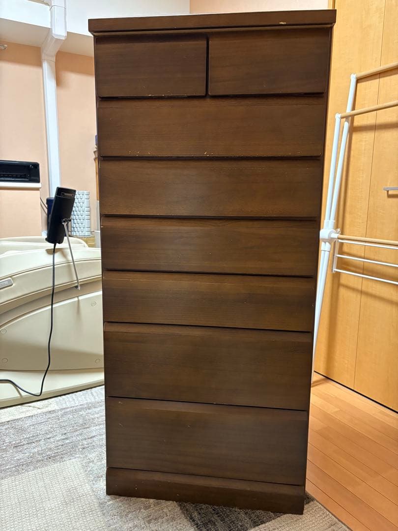 プロフ参照様（お引取りor送料着払限定）木目　w600　タンス　小傷あり