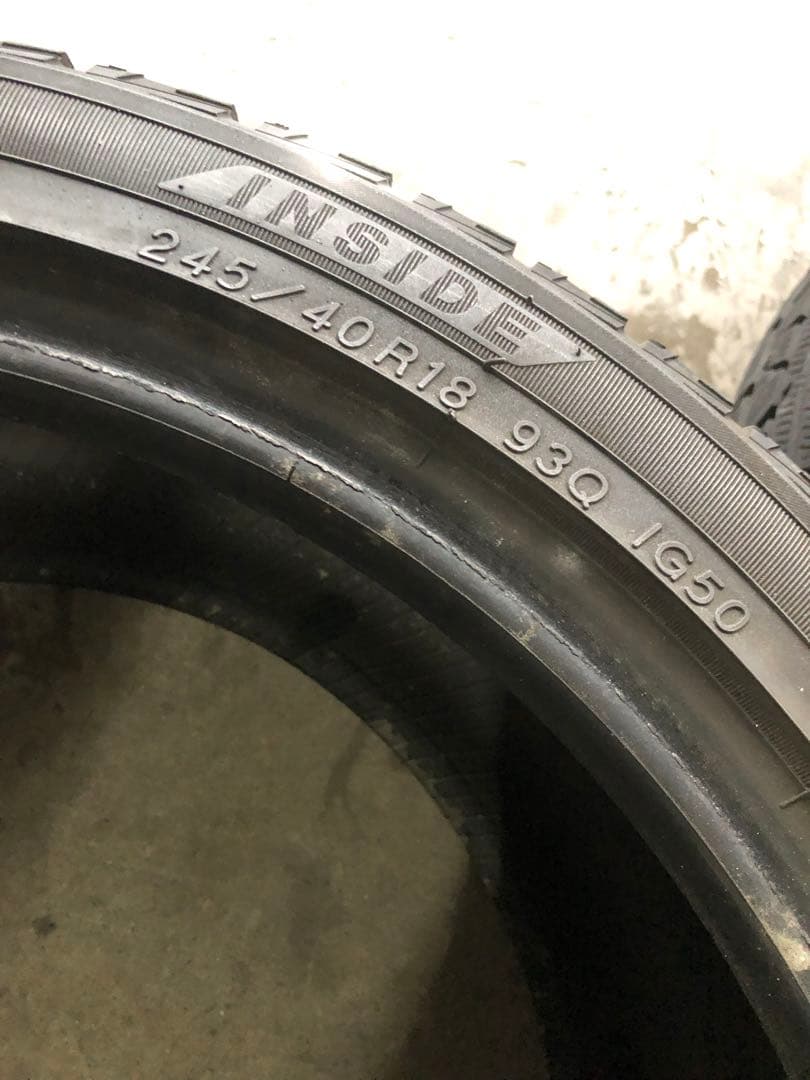 YOKOHAMA 18インチ 245/40R18スタッドレスタイヤ4本セット