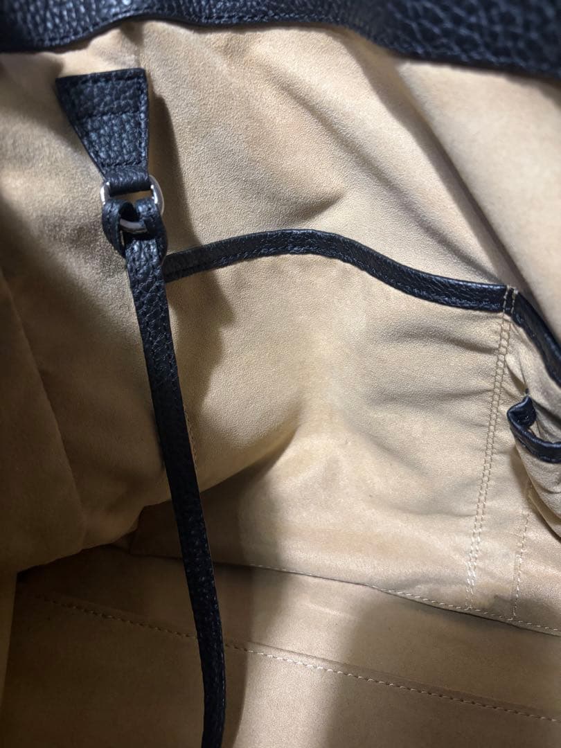 よっしーGANZO フレンチカーフ トートバッグ（L） ブラック