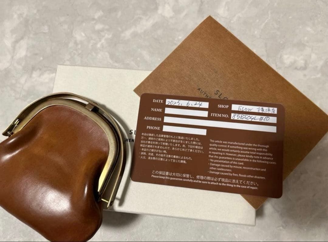 SLOW スロウ シェルコードバン ケース