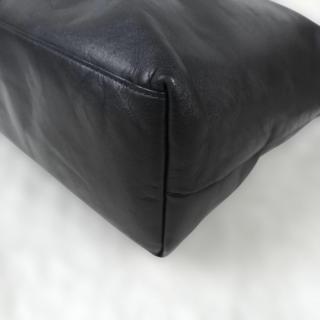 ✨極美品✨ グリーンレーベルリラクシング トートバッグ レザー 肩掛け A4 紺