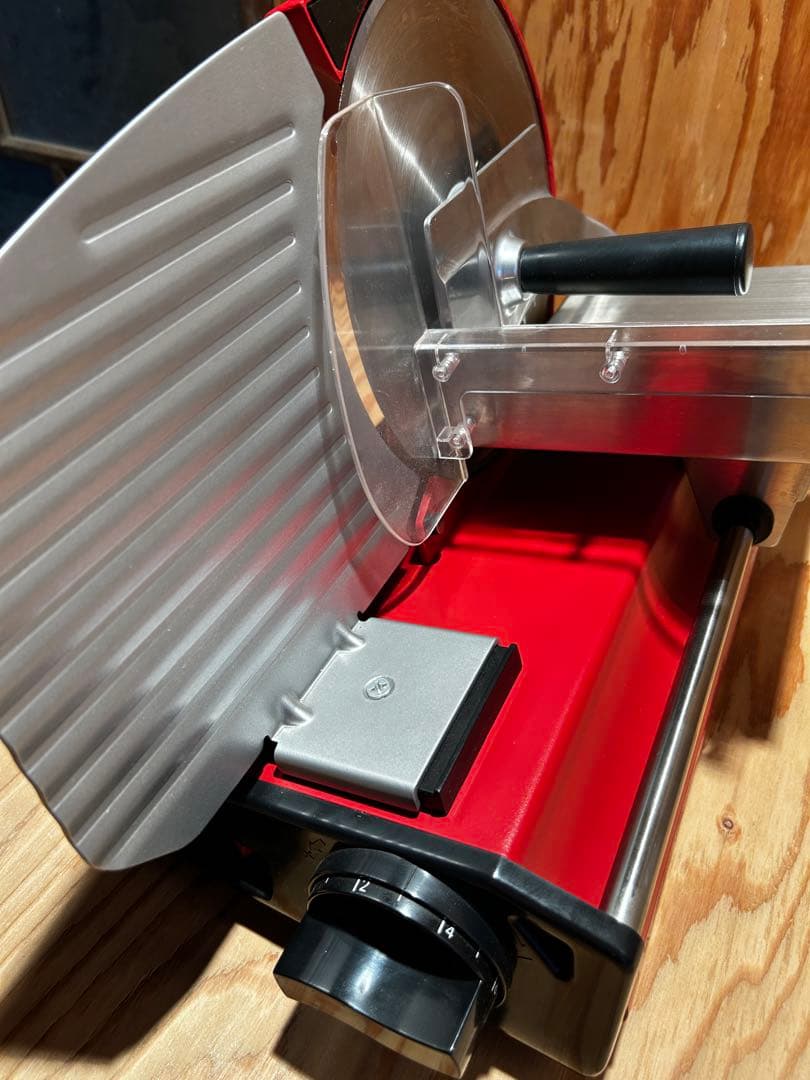 電動スライサーHMS-220 (レッド)