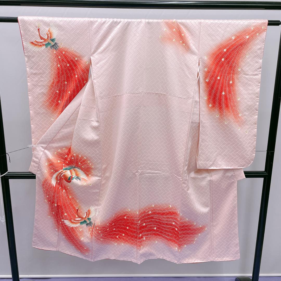 ★4021★ 子供着物 七五三 女の子 四つ身 襦袢付き