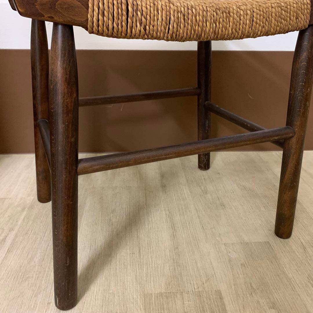 編み編みチェア ラッシ スツール 椅子 ヴィンテージ