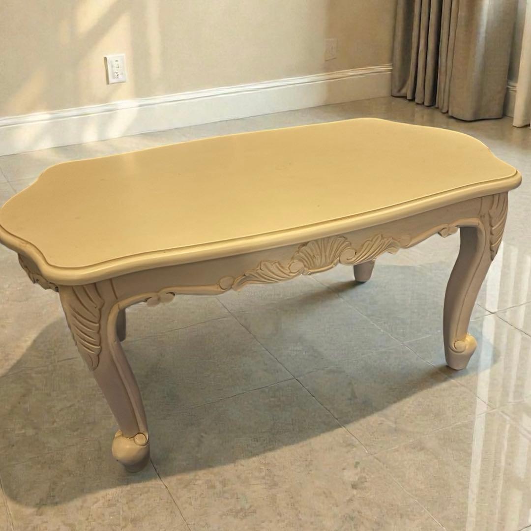 アンティーク風猫脚テーブル