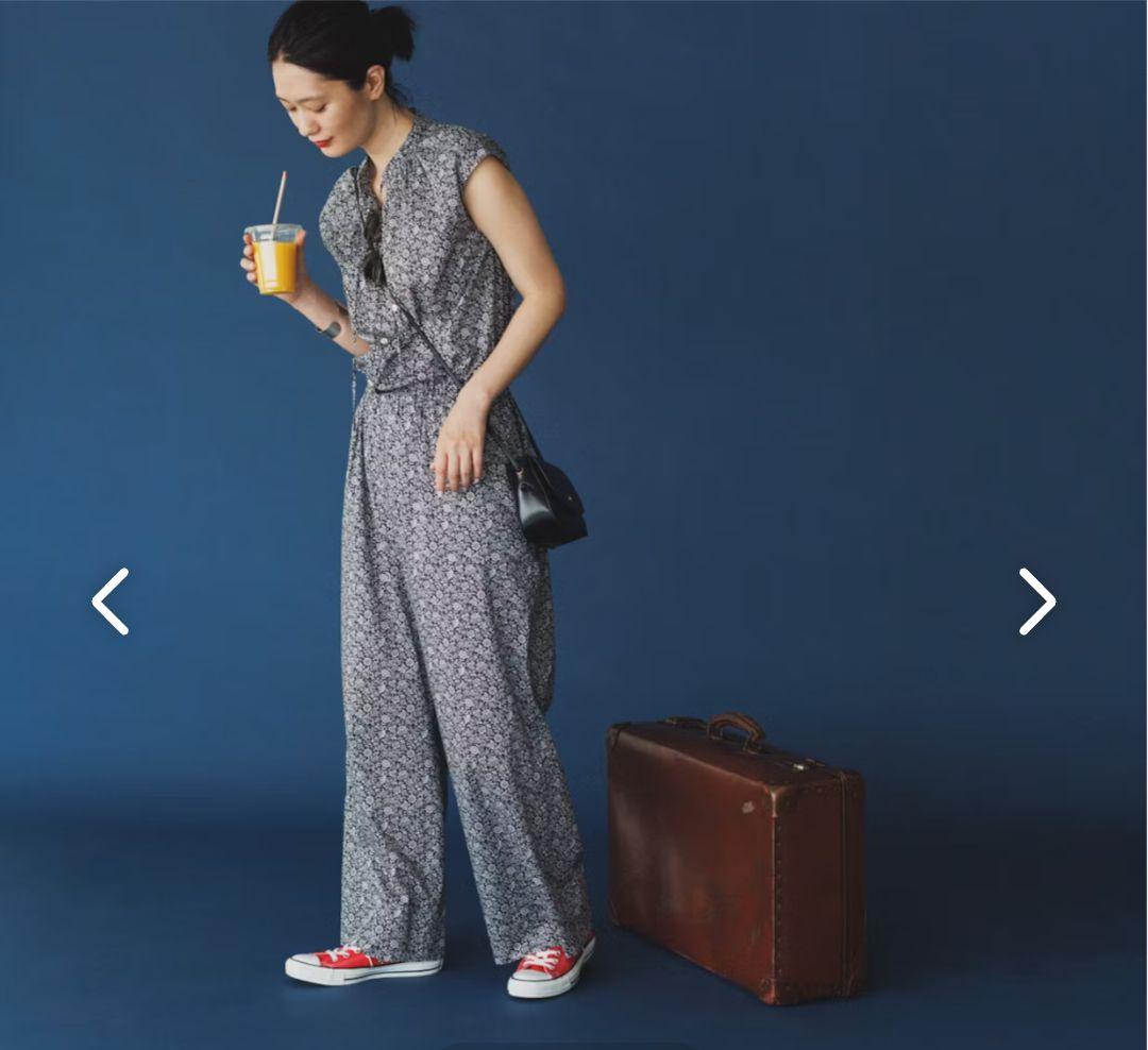 KURASHI & Trips 花柄オールインワン 北欧暮らしの道具店 リバティ