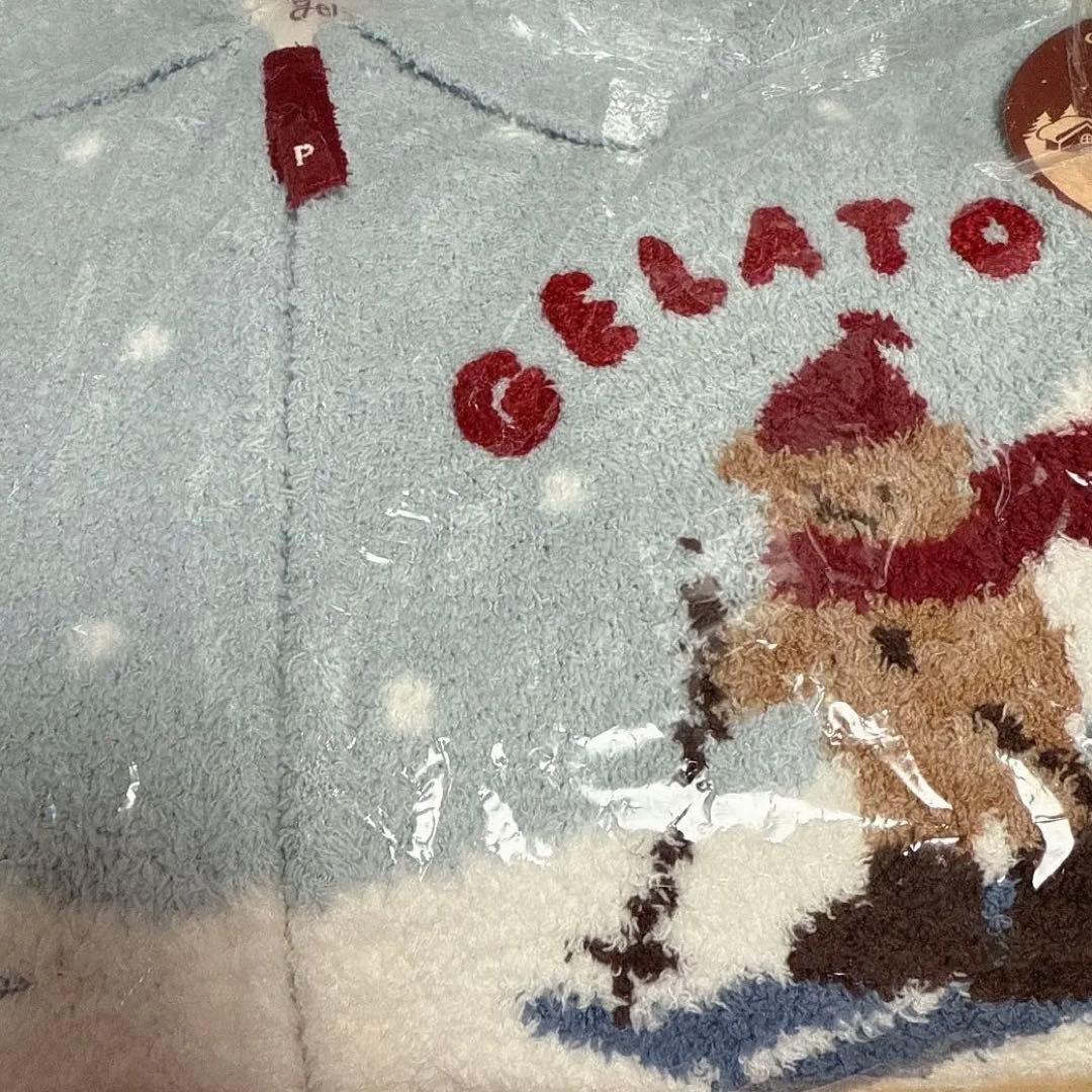 ジェラートピケ 【HOLIDAY】スキーベアジャガードカーディガン