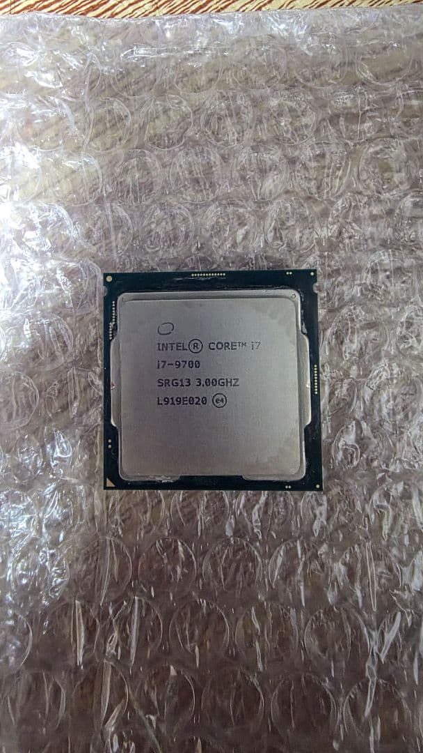 【動作品】Intel Core i7-9700