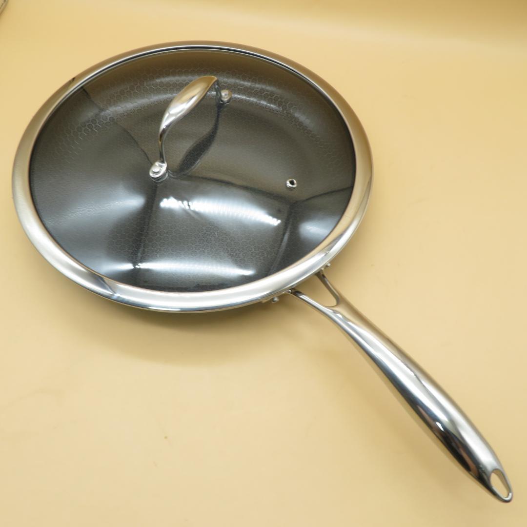 美品　HexClad ヘックスクラッド　ハイブリッド フライパン 30cm