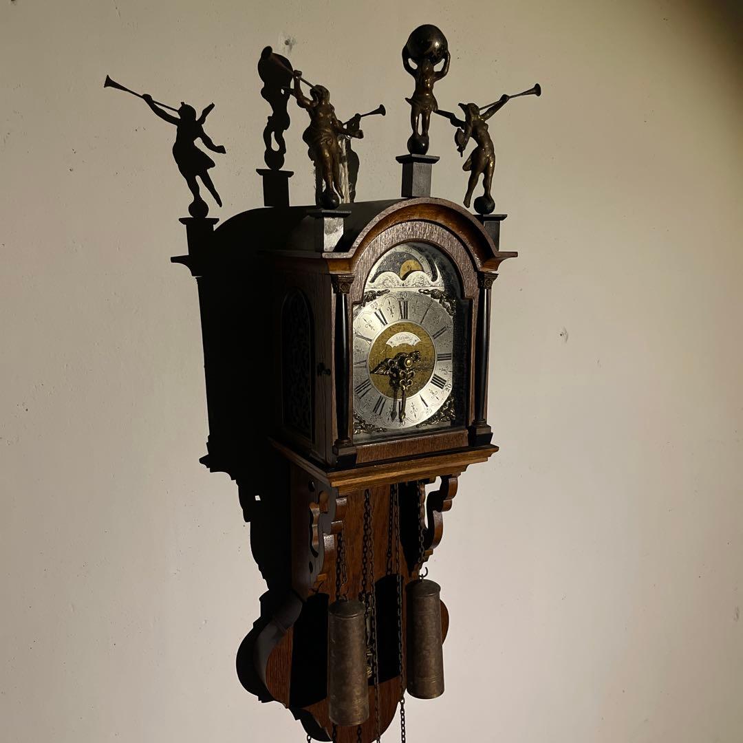 オランダWUBA Warmink ムーンフェイズ ウェストミンスターチャイム時計