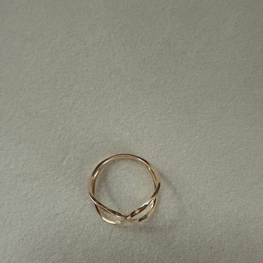 MONATELIERリング【ダブルハート】♯10