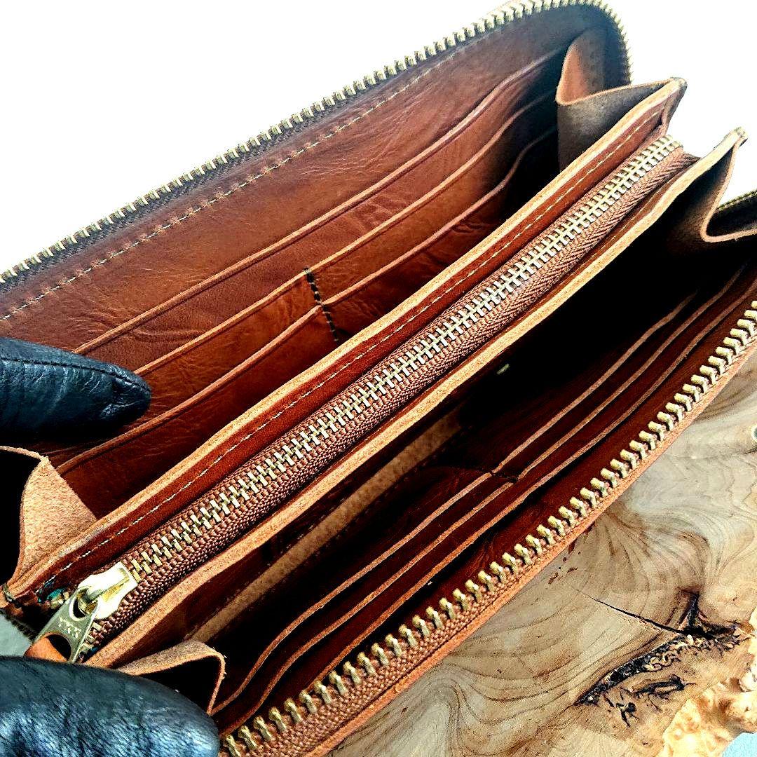 ♠️新品未使用品♠️Ryu レザー ウォレット 長財布 イタリアン