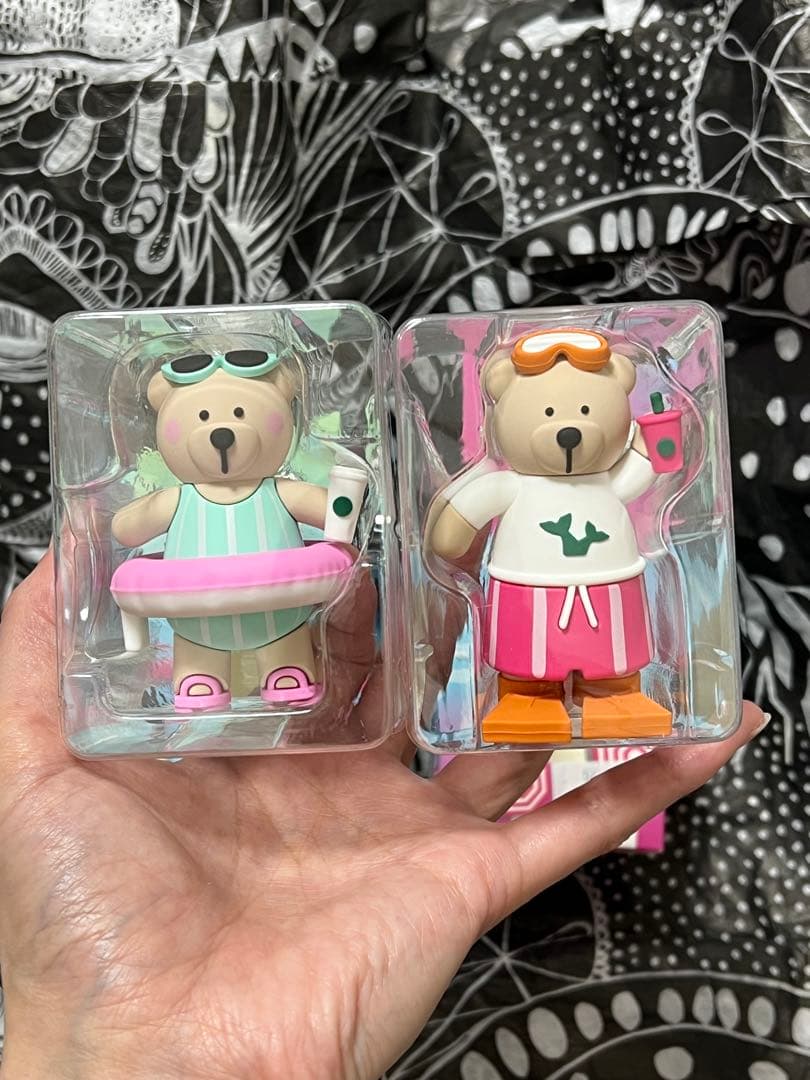 海外　メキシコ　スターバックス　ベアリスタ　カップクリップ　ふちこ　飾り