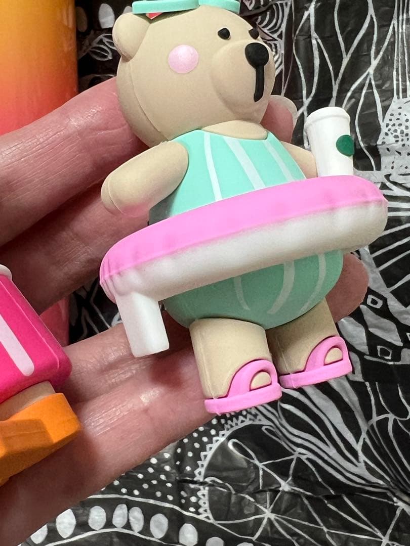 海外　メキシコ　スターバックス　ベアリスタ　カップクリップ　ふちこ　飾り