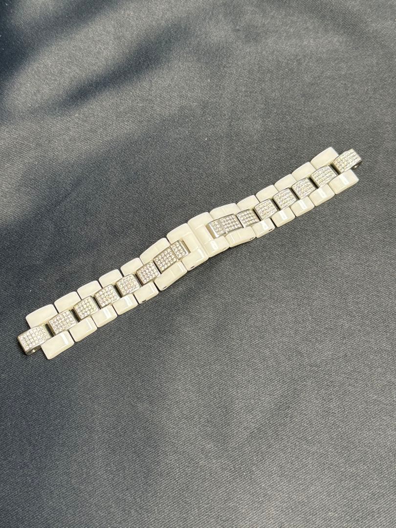 CHANEL J12 社外CZアフターダイヤベルト☆ホワイト☆ラスト1本！！☆