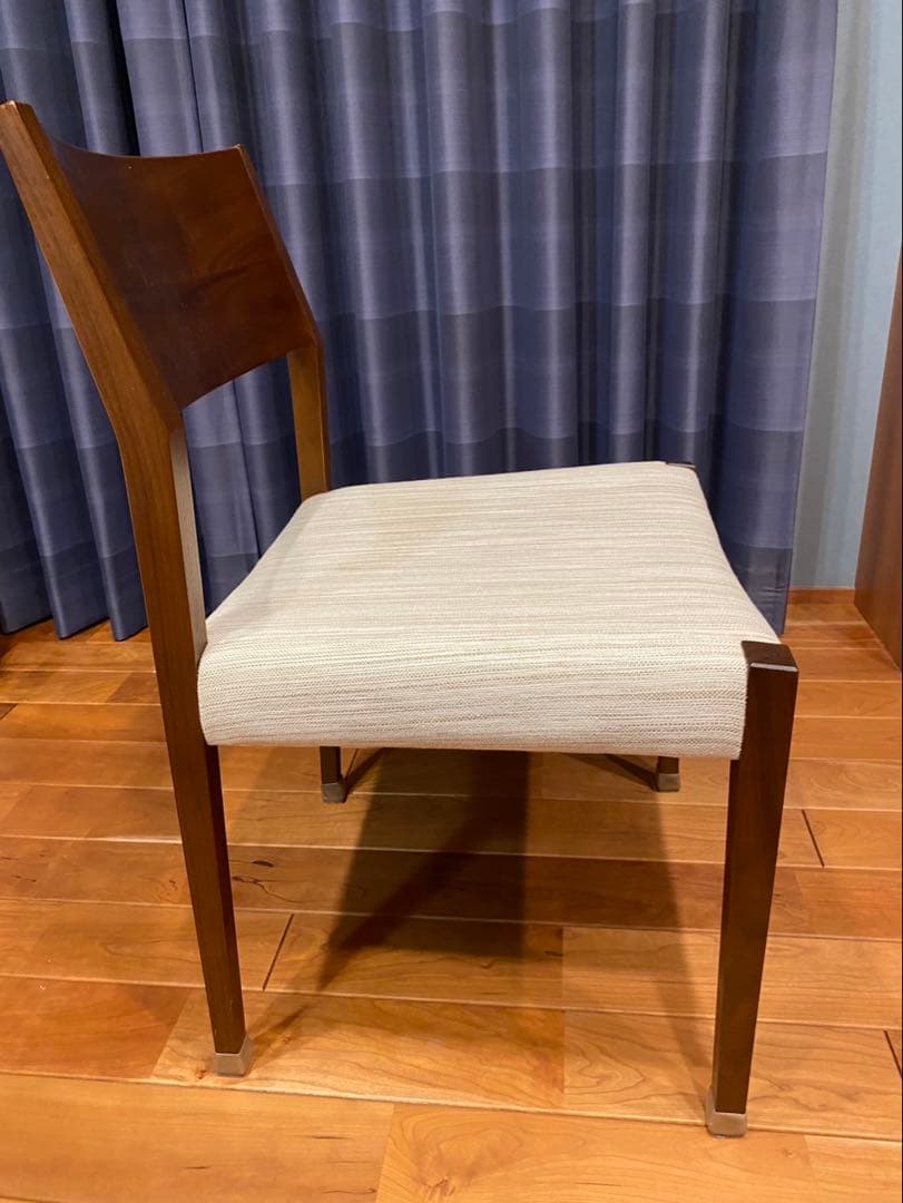 柏木工 ダイニングチェアー 椅子 1脚 ウォールナット 飛騨家具 北欧 頼メルA