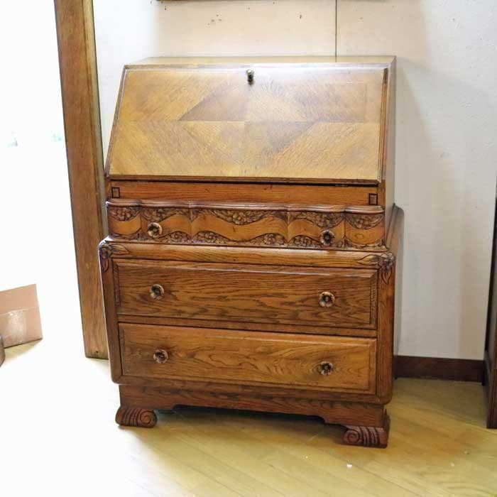 ライティングデスク アンティーク 1920年 イギリス ビューロ 机