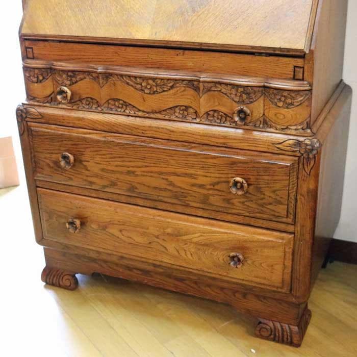 ライティングデスク アンティーク 1920年 イギリス ビューロ 机