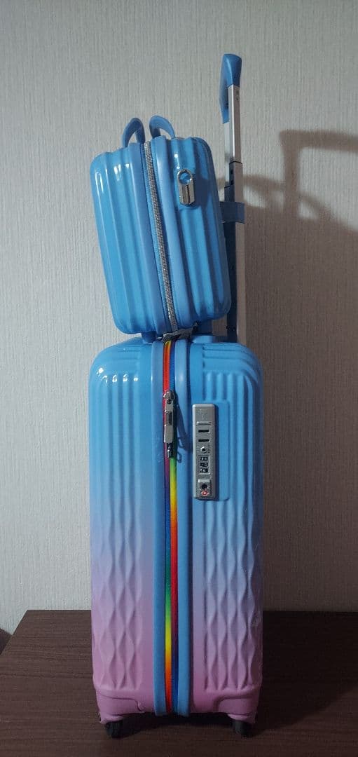 【美品】LUNALUX　スーツケース S ミニトランク付き