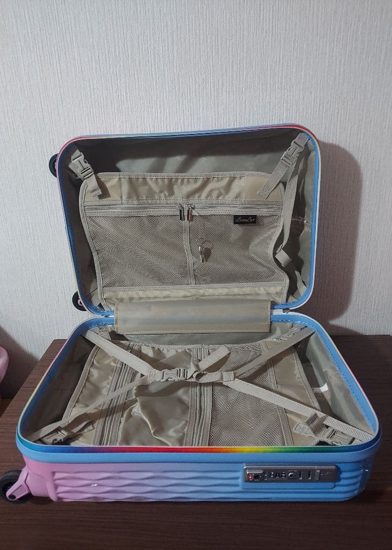 【美品】LUNALUX　スーツケース S ミニトランク付き