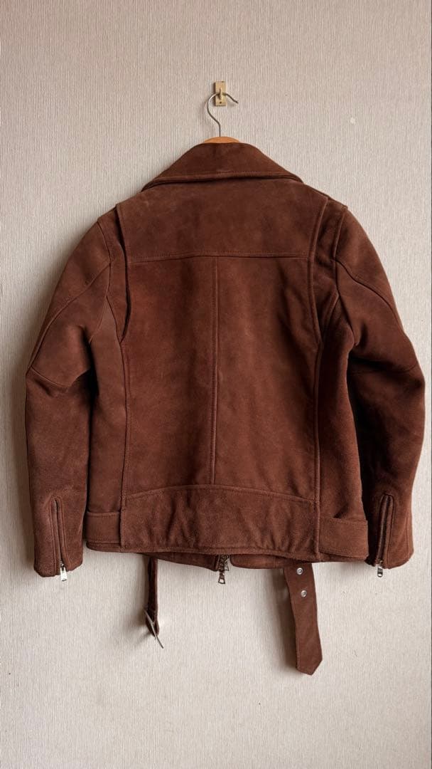 【6 roku】 スエード ライダースジャケットM
