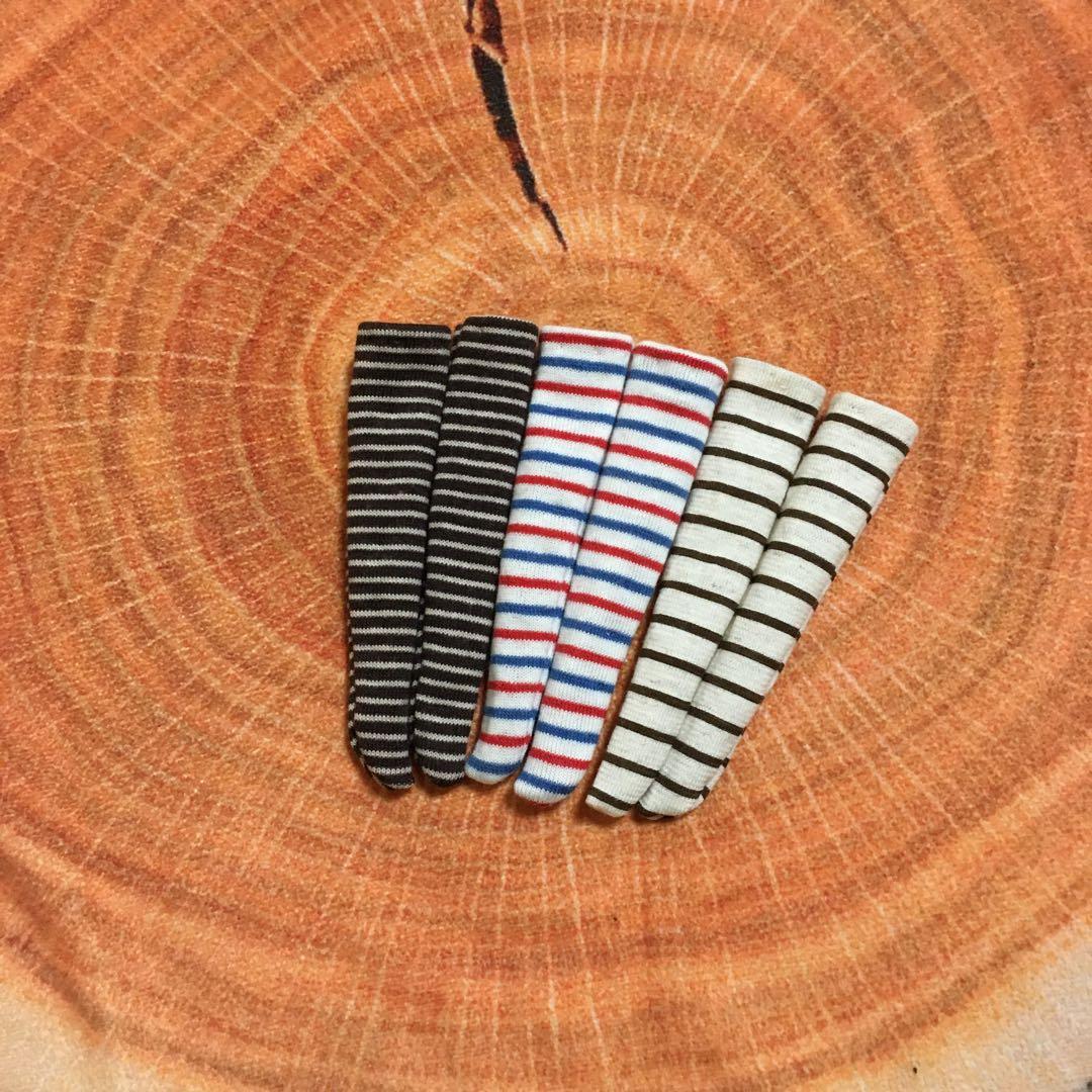 ボーダー マニア　オーバーニーソックス  リカちゃん　ブライス