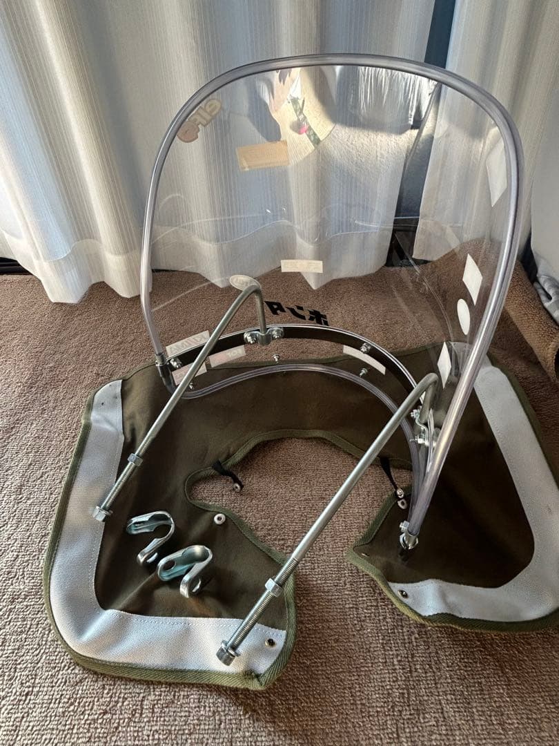 ゼットファーザー風防、布ダレ、ロング金具セット